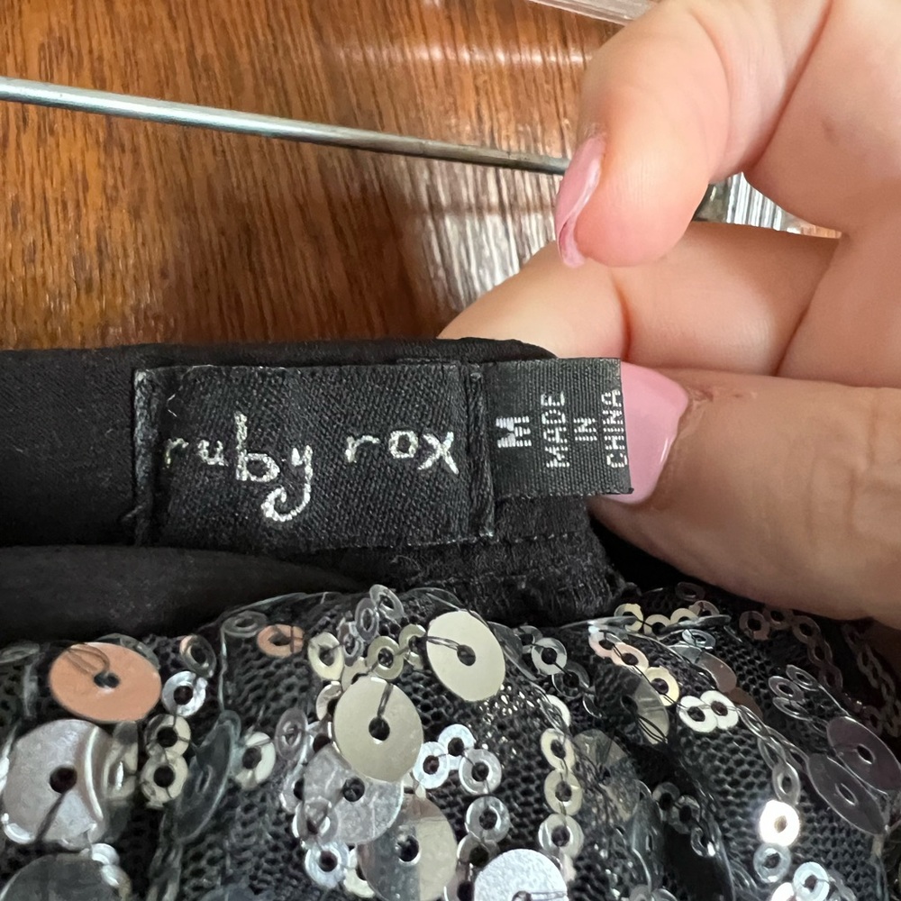 Ruby Rox sequin top Minidress - Picture 5 of 6